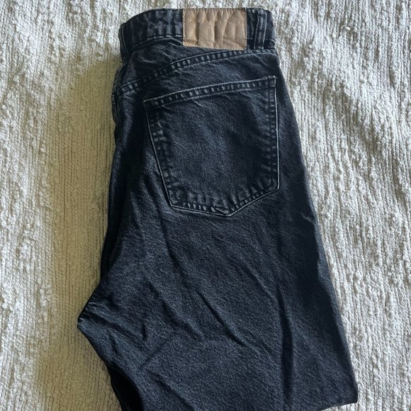 Zara Black Denim Dad Jean - Picture 3 of 5